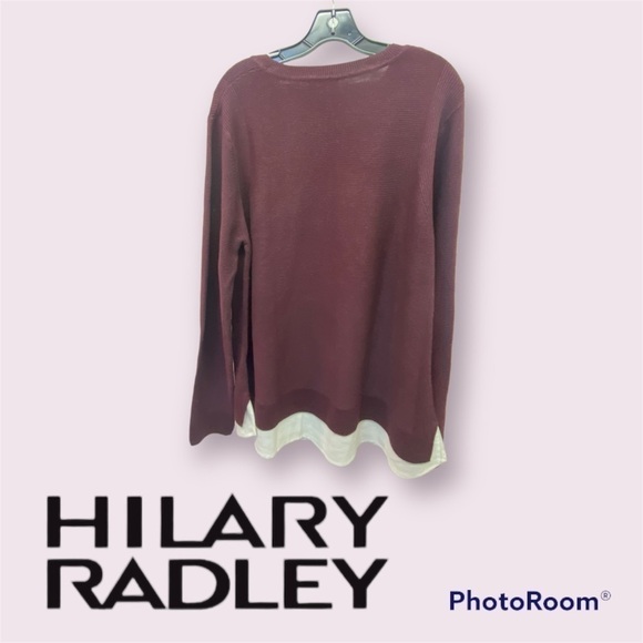 𝅺HILLARY Radley 2Fer Sweater EUC - Picture 1 of 6